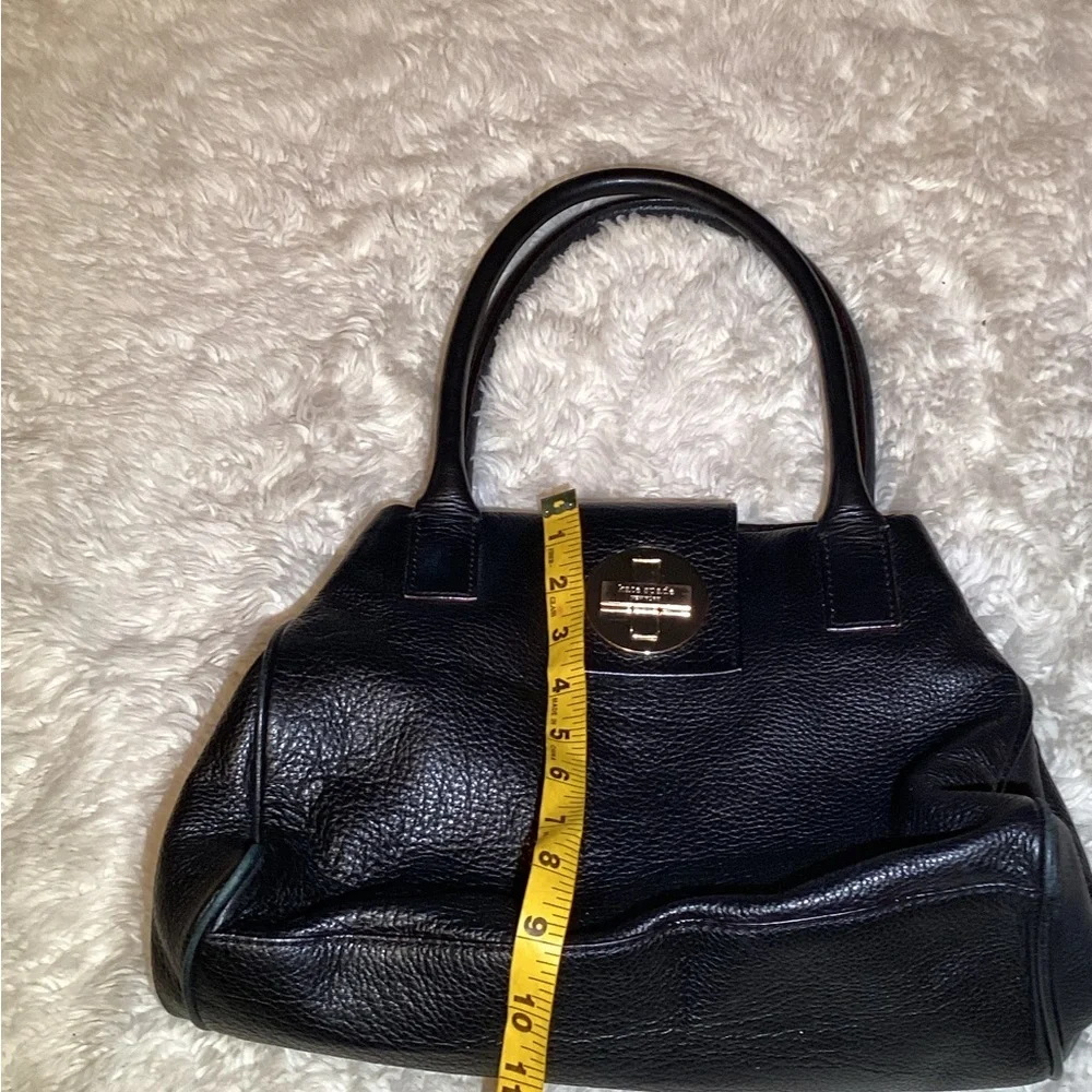 Kate Spade black leather shoulder bag